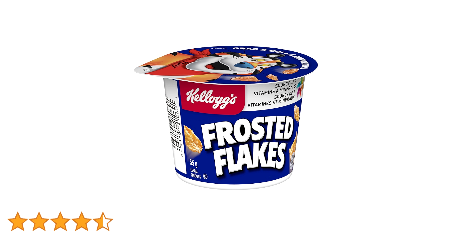 Kellogg's On-The-Go Frosted Flakes Cups - Spill-Free Breakfast